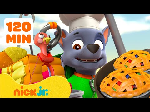 Capa de Patrulha Canina Salva o Desfile de Ação de Graças! com Rocky | 2 Horas | Nick Jr. em Português