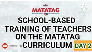 School-Based Training of Teachers on MATATAG Curriculum for Grade 4 Teachers of CND1&4