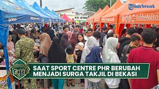 Saat Sport Centre PHR Berubah Menjadi Surga Takjil di Bekasi