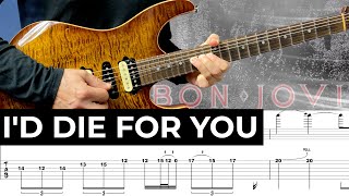 I'd Die For You | Bon Jovi | Guitar Tutorial | TAB