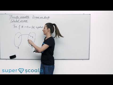 Clasa a X-a - Funcții inversabile. Inversa unei funcții. Calculul inversei.