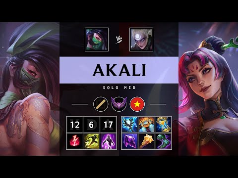 Akali Mid vs Diana - VN Master Patch 25.19