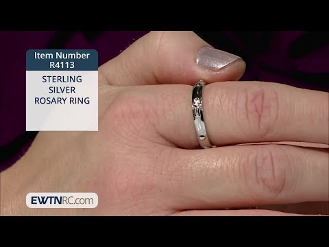 Rosary Ring Sterling Silver - FN0522SS – Michigan Church Supply