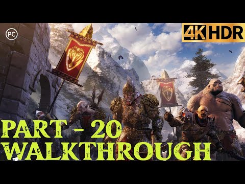 Middle-earth: Shadow of War (Part 20) – Full Pc Gameplay Walkthrough | 4K | No Commentary