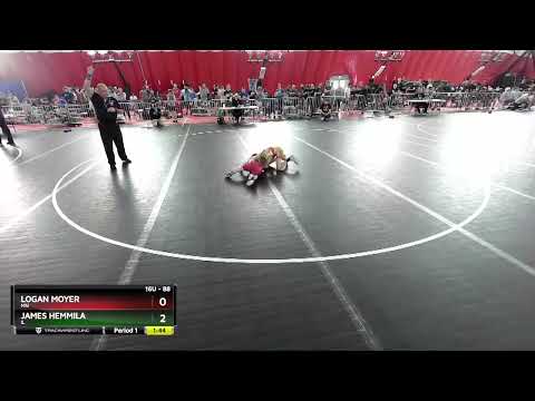 88 Lbs Round 1 - Logan Moyer, MN Vs James Hemmila, IL Ae2b
