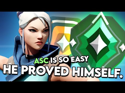 This INSANE Aim GOLD Says He's in ELO Hell... then TOPFRAGS an ASCENDANT Lobby