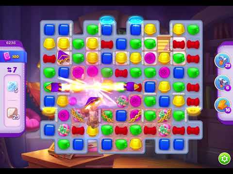 HomeScapes Level 6236 no boosters (15 moves)