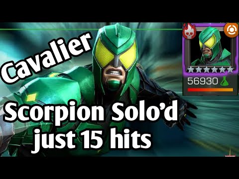 Scorpion Boss Solo Just 15 hits / Cavalier, Uncollected MCOC