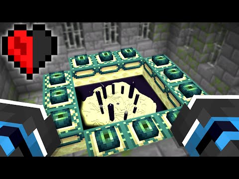 HO PROVATO A FINIRE MINECRAFT CON MEZZO CUORE IN HARDCORE!