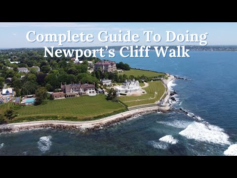 Newport Cliff Walk - Everything You Need To Know - Mansions, Fun Facts, Drone Shots and More
