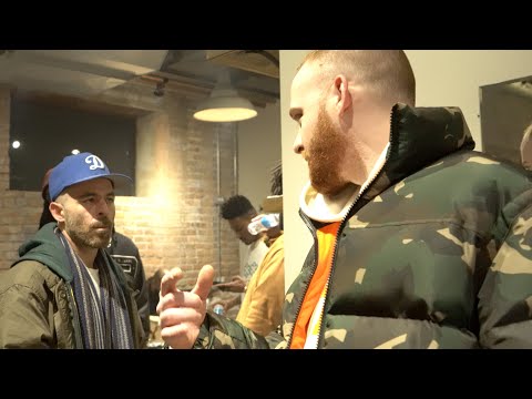 The Alchemist, Mike Shabb & Nicholas Craven backstage at Roc Marciano & Boldy James show 11/23/22