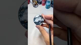 how I make marble- bases for minis #miniaturepainting #basingtutorial #warhammer #marbleeffect