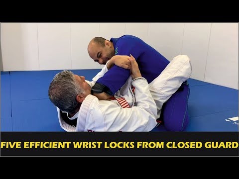 Five Efficient Wrist Locks From BJJ Closed Guard by Márcio "Macarrão" Stambowsky