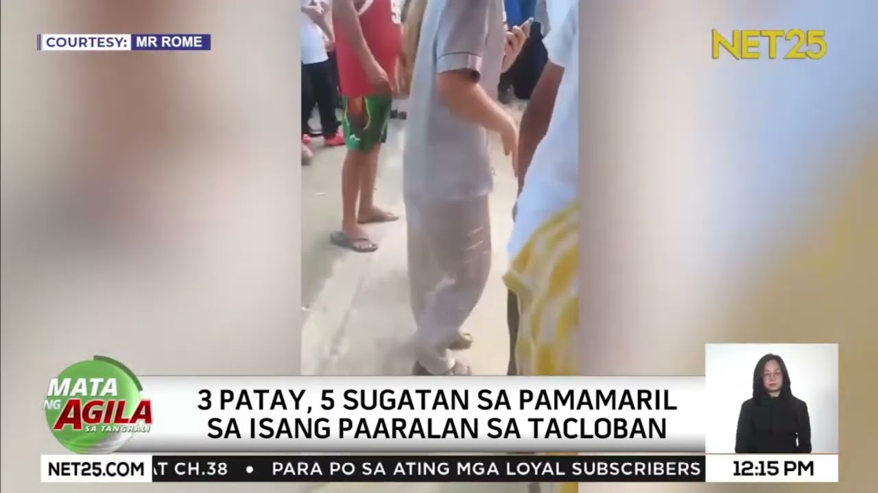 3 patay, 5 sugatan sa pamamaril sa paaralan sa Tacloban