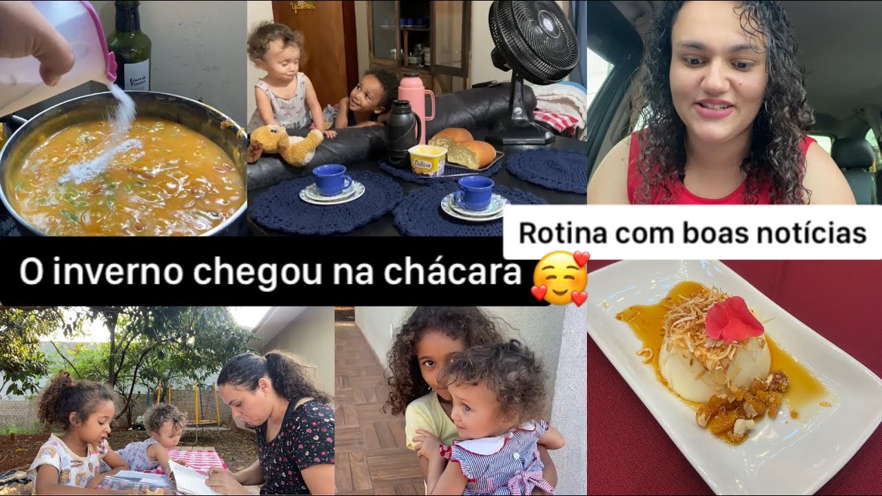 A MELHOR NOTÍCIA QUE ESPERAMOS ❤️ o frio chegou na CHÁCARA - CALDO DELICIOSO