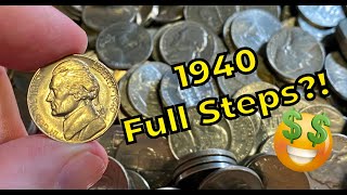 Did We Just Find A 1940 Full Steps Nickel?!