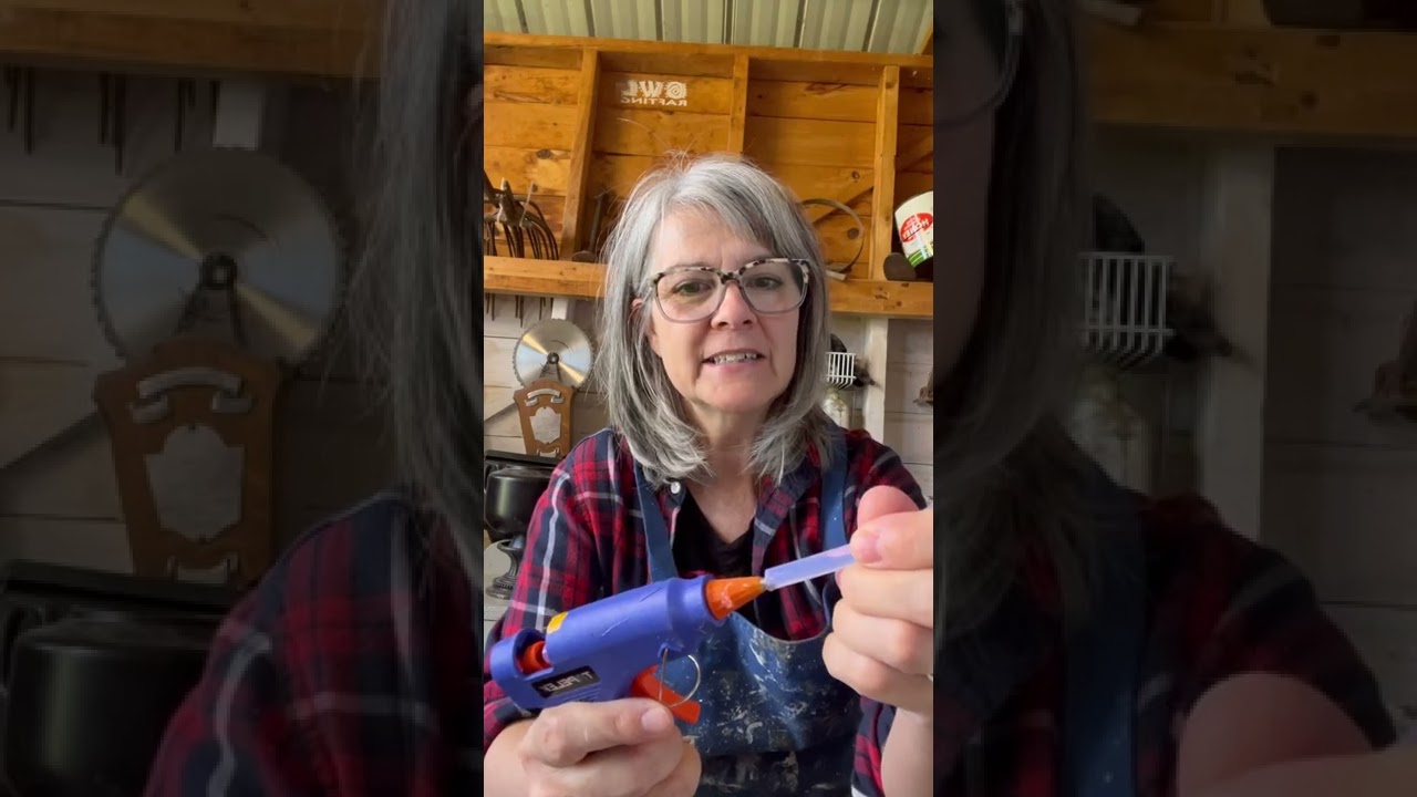 🔥✨ GLUE GUN HACK All Crafters Need To Know #trashtotreasure #diy #gluegun