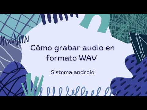 Cómo grabar audios de voz en formato WAV