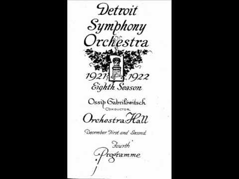 Gabrilowitsch, Detroit Symphony - Brahms: Academic Festival Overture