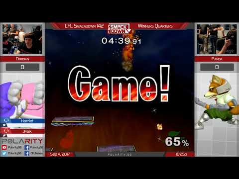 CFL Smackdown 142 Melee - Derdian (Marth) vs Panda (Fox) - Winners Quarters