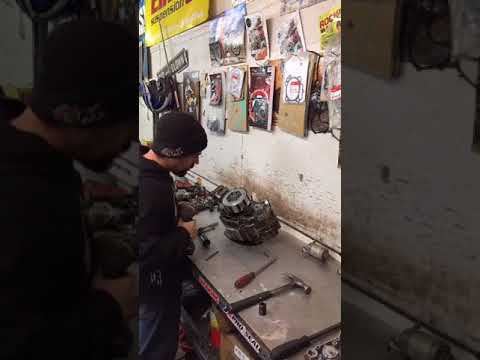 Yamaha YFZ 450 rebuild engine tear down