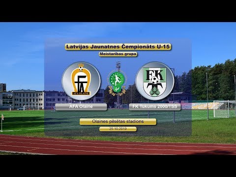 U-15 AFA Olaine - FK Tukums 2000/TSS (Highlights)