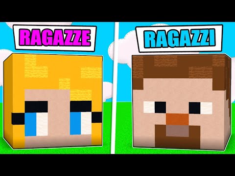 CASA MASCHI contro CASA FEMMINE su MINECRAFT!