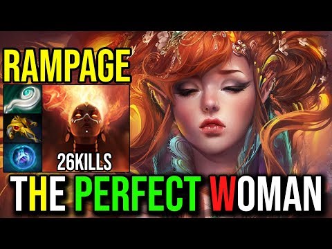 Created Monster [Lina] The Perfect Woman Epic RAMPAGE 26Kills Without Death By Yawar Dota 2 FullGame