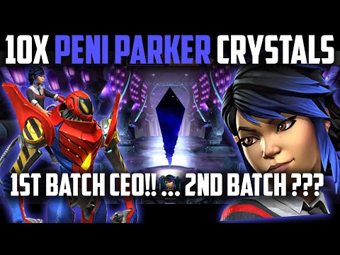 10X Peni Parker Early Access Crystal Opening - CEO & ??? - Marvel Contest of Champions