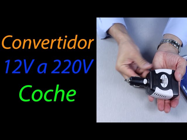 Vídeo relacionado con Convertidor de CA a CC 12V, 220V a 12 V Adaptador de Enchufe Adaptador Mechero Coche a Enchufe 500mA 6 Vatios Convertidor de Voltaje AC DC con Enchufe EU pour Automóvil GPS Camión Mini Convertidor