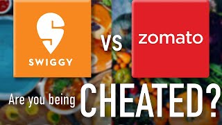 Swiggy vs Zomato vs Restaurant. Are you being cheated? Can you save money using these apps?