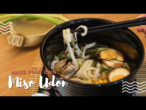Under 15 minutes Miso Udon to make at home!