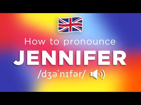 How To Pronounce Jennifer(100% CORRECTLY!!)