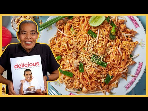 My Asian Mom tested out MY pad Thai recipe. Will she hate it or rate it?! | Marion's Kitchen