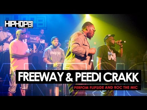 Freeway & Peedi Crakk Perform "Flipside" & "Roc The Mic" (6/6/15)