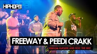 Freeway &amp; Peedi Crakk Perform &quot;Flipside&quot; &amp; &quot;Roc The Mic&quot; (6/6/15)