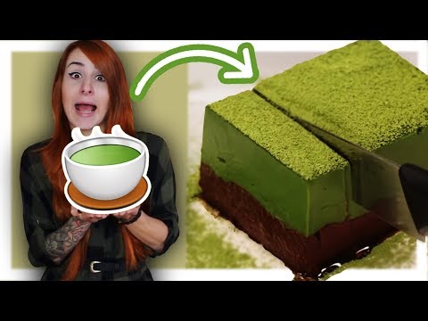 Japanischer Matcha chocolate Mousse Cake | LETS TRY 🍵
