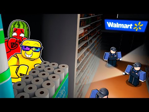 TRAPPED in ROBLOX MEGA STORE