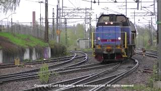 preview picture of video 'Green Cargo T44 273 in Hallsberg, Sweden'