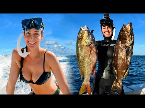 Primitive Spear Fishing HUGE SNAPPER Catch, Clean & Cook + SHARK Fishing!