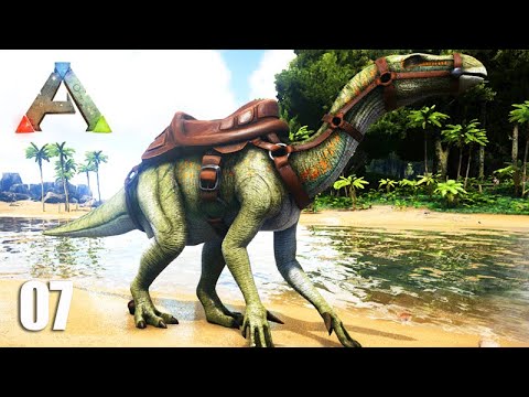 Sétimo Dia - DOMANDO UM IGUANODONTE e COLETANDO METAL - ARK HARDCORE  -  07