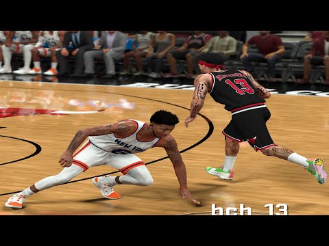 CHI Bulls vs NY Knicks | NBA 2K20 My Career Ep.79 Game 70 | 03.28.20