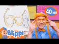 Learn How To Draw Blippi S Glasses BEST OF BLIPPI ARTS AND CRAFTS Blippi Toys
