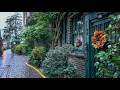 Rainy London Autumn Walk South Kensington Incl Mews The Boltons 4K HDR