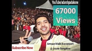 Ondu Malebillu by Armaan Malik || Live concert || Jssate Bangalore  ||Verve 18