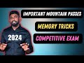 IMPORTANT MOUNTAIN PASSES IN INDIA STATIC GK PASSES FOR COMPETITIVE EXAMS JKSSB SSC UPSC