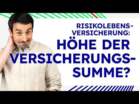 So hoch solltest du deine Risikolebensversicherung abschließen