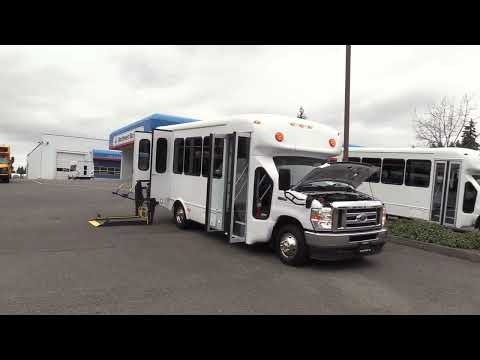 2018 Ford Starcraft Allstar 12 Passenger + 2 Wheelchair Shuttle Bus - S18636