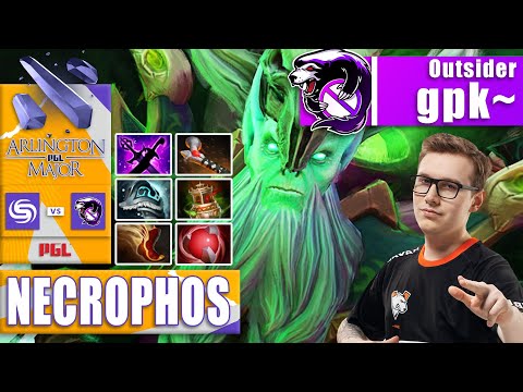 SONIQS vs OUTSIDERS | GPK~ SUPER CANCER NECROPHOS STRAT | PGL ARLINGTON MAJOR 2022 Dota 2 Highlights