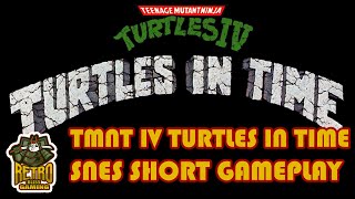 Teenage Mutant Ninja Turtles SNES Short Gameplay